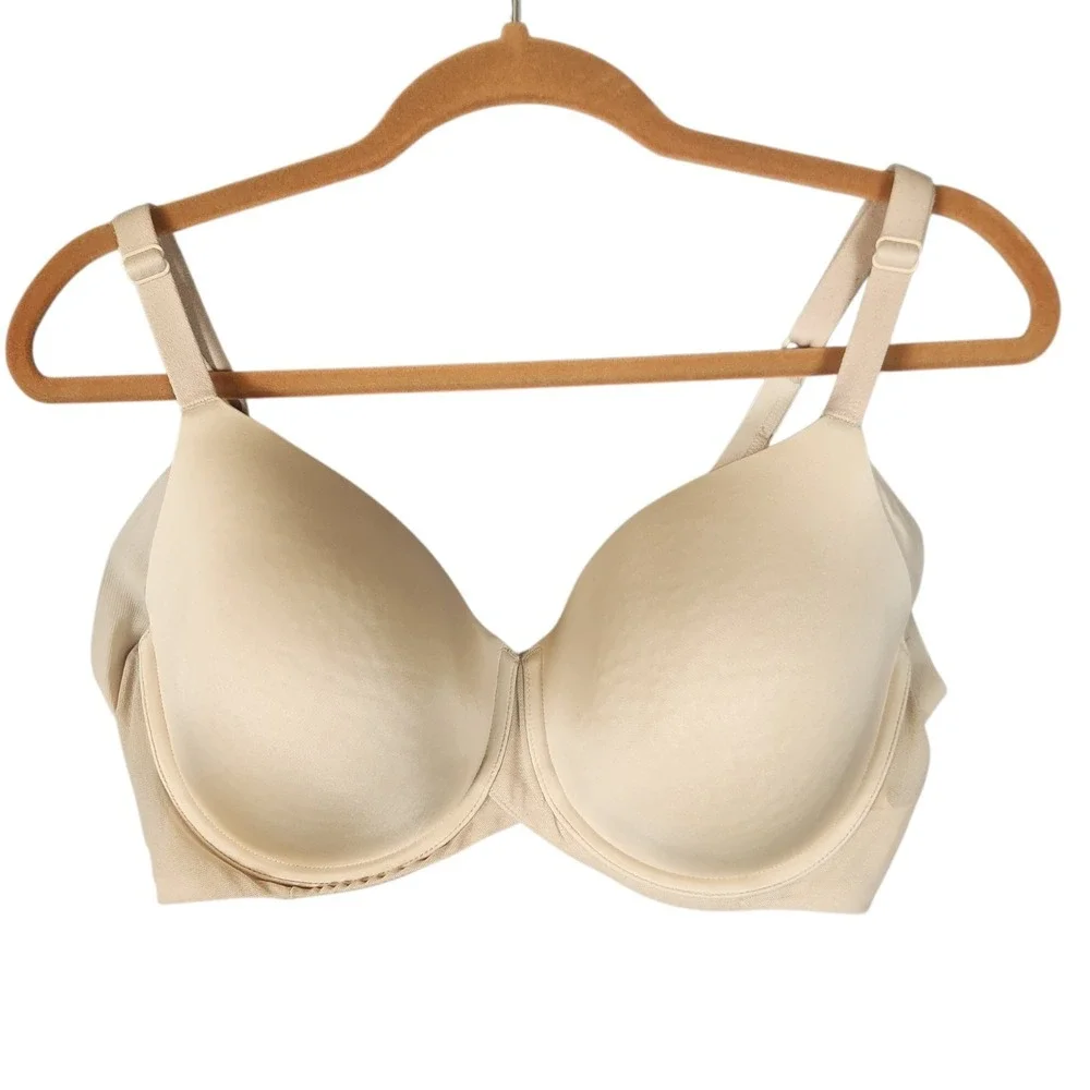 Wacoal Ultimate Side Smoother Seamless Underwire T-Shirt Bra in Sand